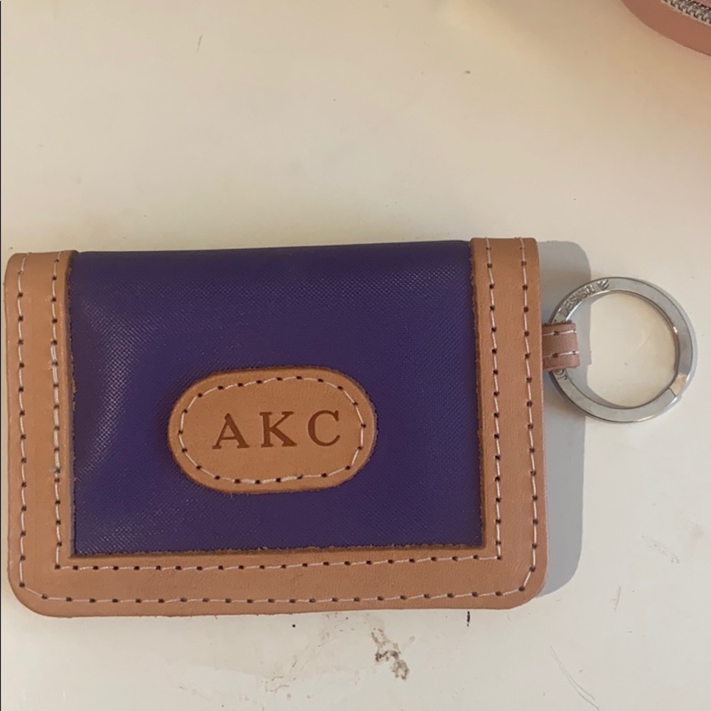 Jon Hart Monogrammed Coin Purse